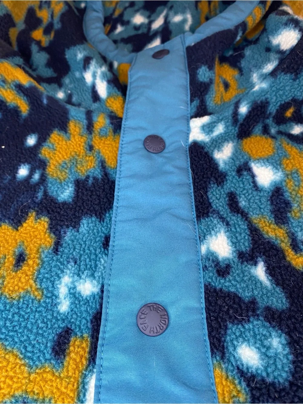 THE NORTH FACE - Patterned Hooded Fleece Pullover
